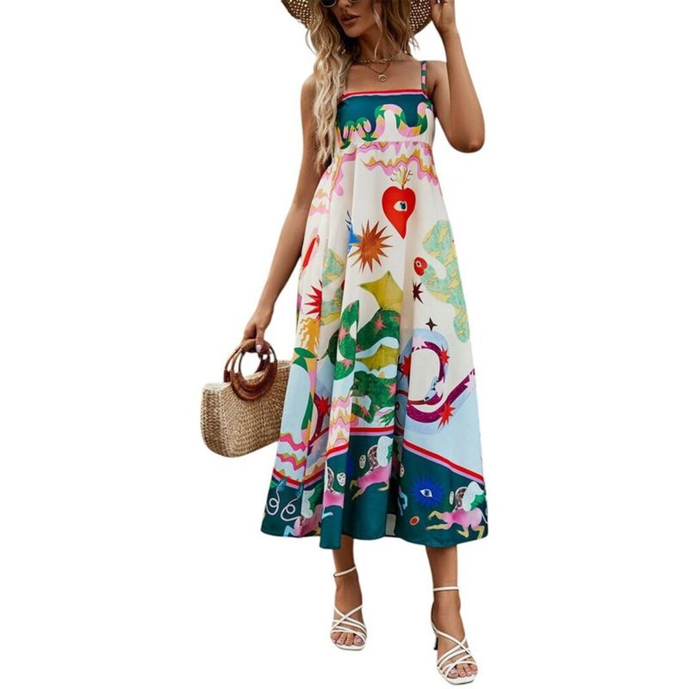 Florida Womens Charlotte Green Linen-Blend Mini Dress